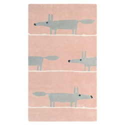 Scion Mr Fox Rug Pink